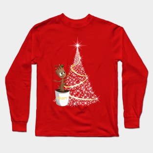 Groot Christmas Tree Long Sleeve T-Shirt